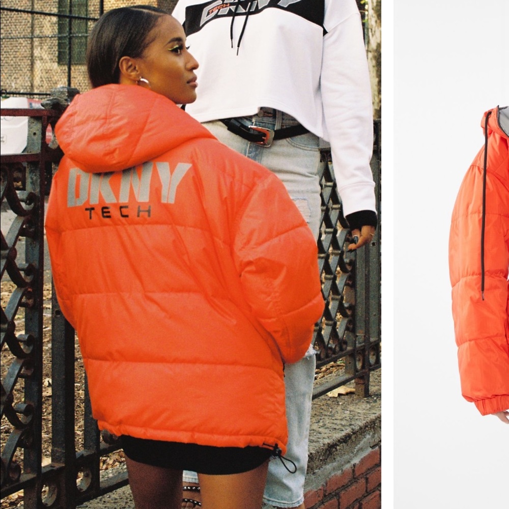 DKNY Tech Reversible Puffer Coat